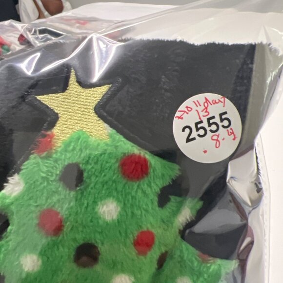 Vintage Just Love Christmas Tree Long Sleeve Velour Sweater Size S - Picture 7 of 7